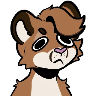 🙃 emoji Dumb Cougar Telegram sticker 14 of 18