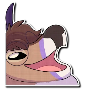 😆 emoji Taro Telegram sticker 13 of 36