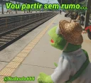 🚂 emoji Kermit, the frog 8 🐸 Telegram sticker 13 of 120