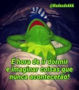 😴 emoji Kermit, the frog 8 🐸 Telegram sticker 19 of 120