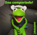 😌 emoji Kermit, the frog 7 🐸 Telegram sticker 8 of 120