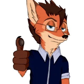 👍 emoji Rick Wilde Telegram sticker 6 of 75