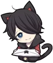 💌 emoji Black Kitten (2) Telegram sticker 11 of 120