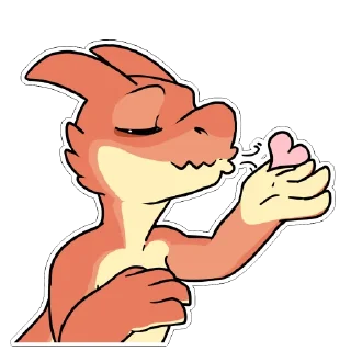 Sticker from Red Kobold by maimface
