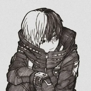 Sticker from Shoto Todoroki