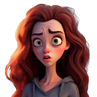 😳 emoji Ann Stein Telegram sticker 6 of 12