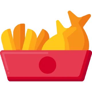 Sticker from Get Some Fish and Chips Sticker