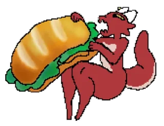🥪 emoji Phenax the Kobold Telegram sticker 18 of 31