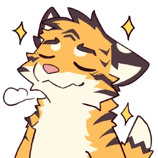 😌 emoji Kumal 库玛虎 Telegram sticker 7 of 15