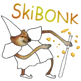 👨‍🦳 emoji DogeBonk.com $DOBO | @VVYRR Telegram sticker 5 of 38