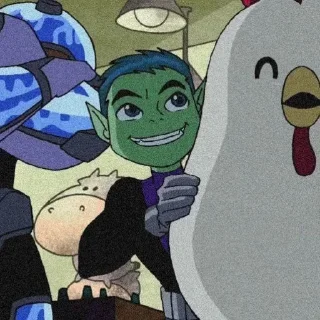 🐍 emoji Beast Boy @IAm_SasukeUchiha Telegram sticker 17 of 45