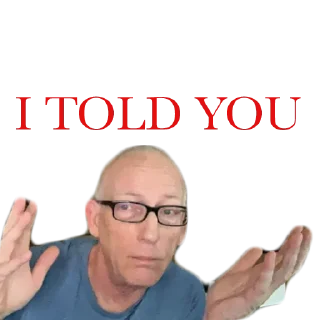 😑 emoji Scott Adams Telegram sticker 14 of 23