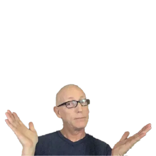 🤷‍♂️ emoji Scott Adams Telegram sticker 6 of 23