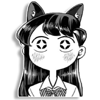 😶 emoji Komi-san Telegram sticker 20 of 30