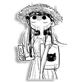 😶 emoji Komi-san Telegram sticker 16 of 30