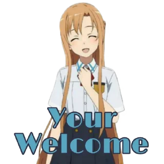 😀 emoji Asuna's Of Telegram sticker 15 of 35