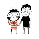 ☂ emoji “sᴀʀᴀ ᴀɴᴅᴇʀsᴇɴ Telegram sticker 9 of 81