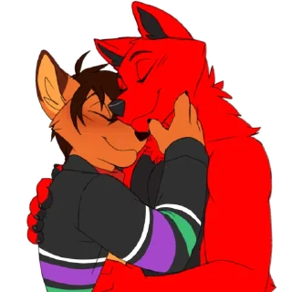 🥰 emoji FoxDub & Midnight Telegram sticker 13 of 15