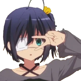 ✌️ emoji Takanashi Rikka Telegram sticker 5 of 13