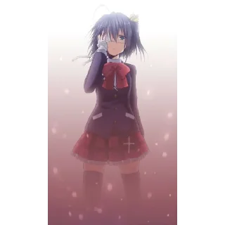 😎 emoji Takanashi Rikka Telegram sticker 7 of 13