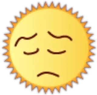 😔 emoji Sun @Wolfs_Legion Telegram sticker 16 of 25