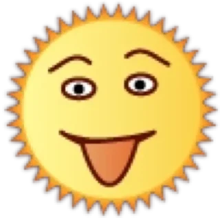 😛 emoji Sun @Wolfs_Legion Telegram sticker 11 of 25