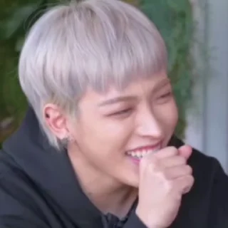 🤭 emoji Hongjoong • @mstypc Telegram sticker 23 of 50