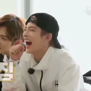 🤣 emoji Hongjoong • @mstypc Telegram sticker 5 of 50
