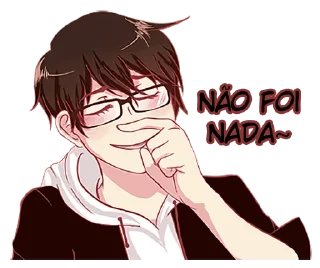 😌 emoji The one guy with glasses Telegram sticker 10 of 45