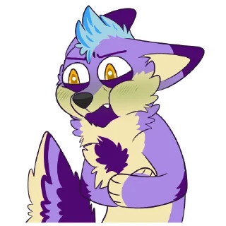 🤢 emoji Riley Coyote Telegram sticker 18 of 102