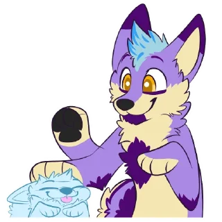 🥞 emoji Riley Coyote Telegram sticker 13 of 102