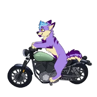 🏍️ emoji Riley Coyote Telegram sticker 22 of 102