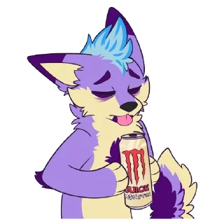 😴 emoji Riley Coyote Telegram sticker 23 of 102