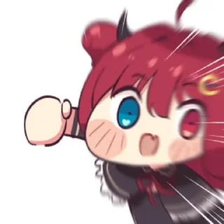 👊 emoji Hololive Faces | By @Holopost 🌟 Telegram sticker 21 of 26
