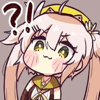 🤔 emoji Hololive Faces | By @Holopost 🌟 Telegram sticker 17 of 26