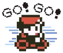 💨 emoji Pokemon Pixel Telegram sticker 23 of 24