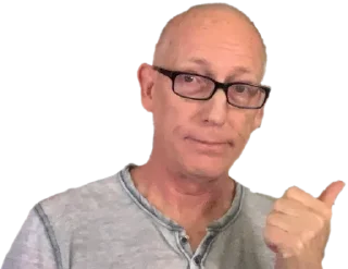 👉 emoji Based Scott Adams Telegram sticker 3 of 8