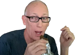 👄 emoji Based Scott Adams Telegram sticker 6 of 8