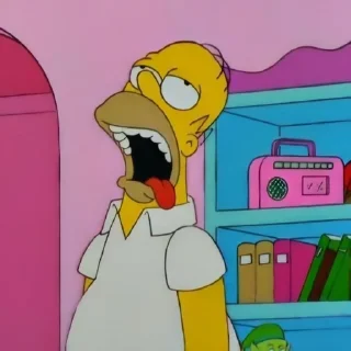 Sticker from homer simpson mood by @lov7ly