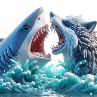 😡 emoji Shark Coin Telegram sticker 15 of 39