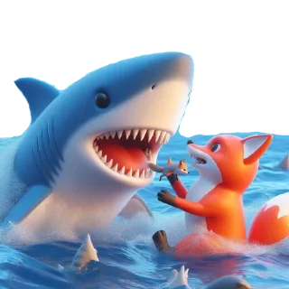 ☺️ emoji Shark Coin Telegram sticker 5 of 39