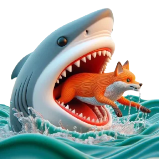 😮‍💨 emoji Shark Coin Telegram sticker 7 of 39