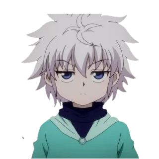 😒 emoji @stikersw_w hunter x hunter Telegram sticker 18 of 107