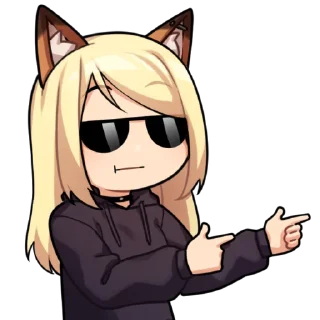 😎 emoji Ely the Red Fox (@foxwithpaws) Telegram sticker 21 of 27