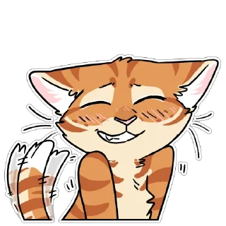 😊 emoji Orange Cat by maimface Telegram sticker 5 of 65