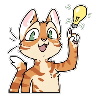💡 emoji Orange Cat by maimface Telegram sticker 8 of 65