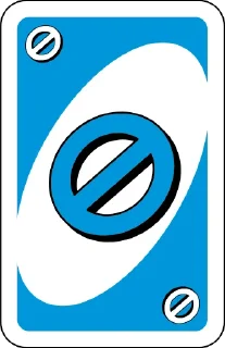 💙 emoji Uno Cards Telegram sticker 12 of 108