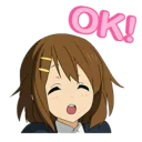 👌 emoji K-ON Telegram sticker 5 of 63