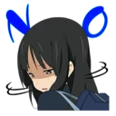 ❌ emoji K-ON Telegram sticker 21 of 63
