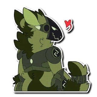 Sticker from Viridian Protogen